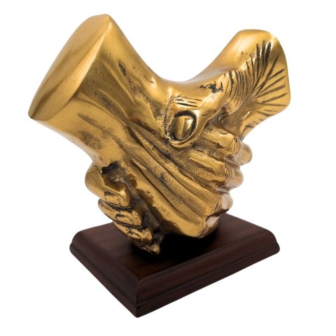 Rzeźba Biznesowa: Uścisk Dłoni – Symbol Zgody – 17 cm