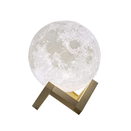 Lampka Nocna LED – Realistyczny Motyw Księżyca – Średnica 15 cm