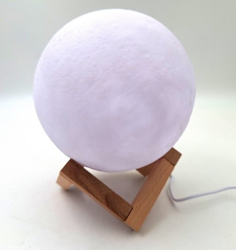 Lampka Nocna LED – Realistyczny Motyw Księżyca – Średnica 15 cm