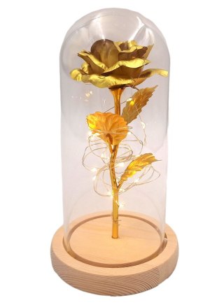 Lampka Nocna LED – Motyw Romantycznej Róży – Wys. 21,5 cm