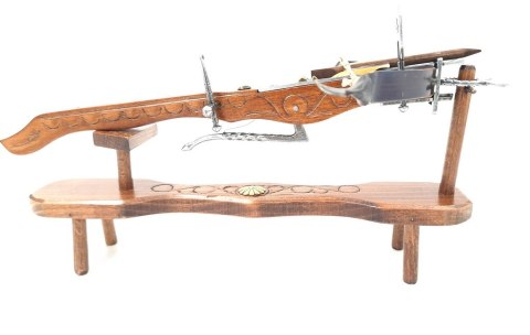 Kusza Historyczna na Podstawie – Motyw Inżynieryjny Przełom – 33 cm