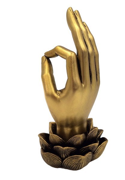 Rzeźba Dekoracyjna Mudra OM – Symbol Harmonii – 21,3 cm