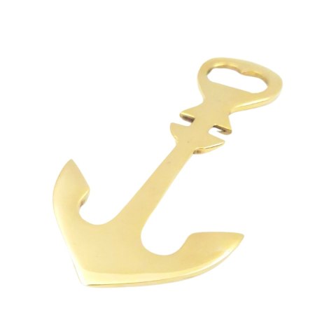 Otwieracz do Butelek Mosiężny – Kotwica – 13,6 cm