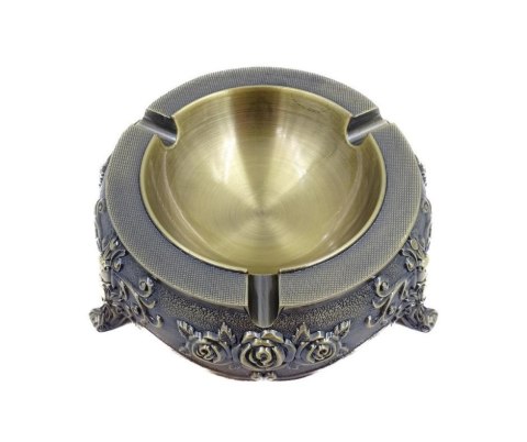 Popielniczka z Bogatymi Zdobieniami – Klasyczna Elegancja – 12 cm