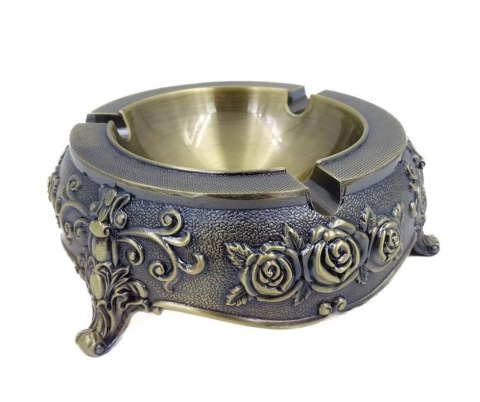 Popielniczka z Bogatymi Zdobieniami – Klasyczna Elegancja – 12 cm