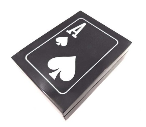 Talia Kart w Eleganckim Pudełku – Motyw Asa Pik – 12 cm