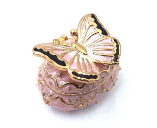 Szkatułka Motyl – Styl Glamour – 6,5 cm