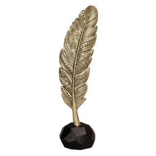 Pióro na Czarnej Podstawie – Styl Glamour – 30,7 cm