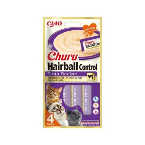 Sticksy Odkłaczające z Tuńczykiem (Churu Hairball) - 4 x 14 g