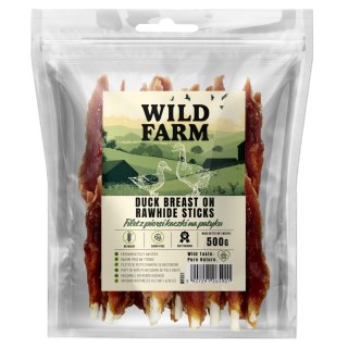 Przysmaki Funkcyjne z Piersi Kaczki na Patyku (Wild Farm Filet) - 500 g