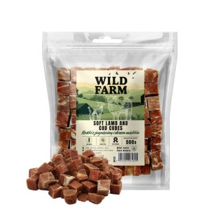 Przysmaki Funkcyjne z Jagnięciny i Dorsza (Wild Farm Kostki) - 500 g