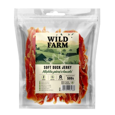 Przysmaki Funkcyjne z Piersi Kaczki (Wild Farm Miękka) - 500 g