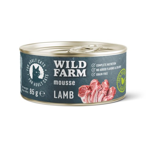 Danie z Jagnięciną i Kurczakiem (Wild Farm Mousse) - 85 g