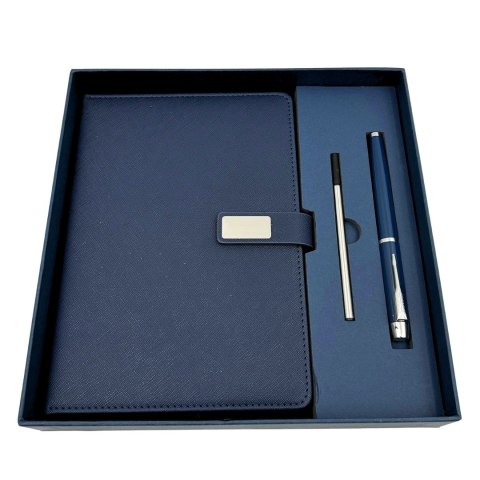 Zestaw Prezentowy - Notes A5 z Długopisem - 23x23 cm
