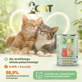 Danie z Królika i Kurczaka (Bez Zbóż) – 400 g