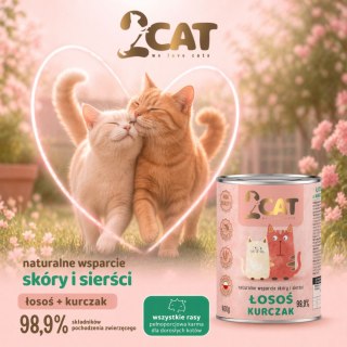 Danie z Łososia i Kurczaka (Bez Zbóż) – 400 g