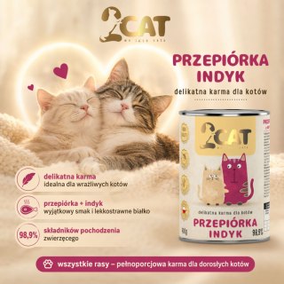 Danie z Przepiórki i Indyka (Bez Zbóż) – 400 g