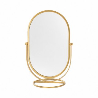 Lusterko Kosmetyczne Złote XL - Jednostronne - 24 cm