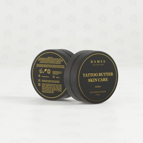 Masło na tatuaż "Lato" TATTOO BUTTER SKIN CARE MALAKA 100% Vege - 100 ml