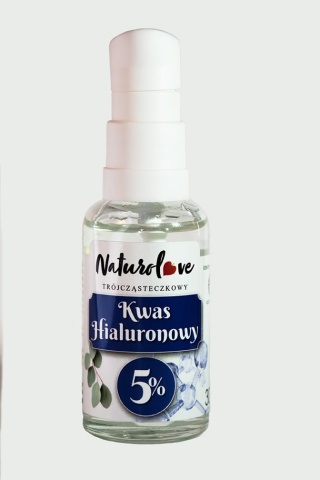 Trójcząsteczkowy Kwas Hialuronowy 5% - Skoncentrowane serum - 30 ml