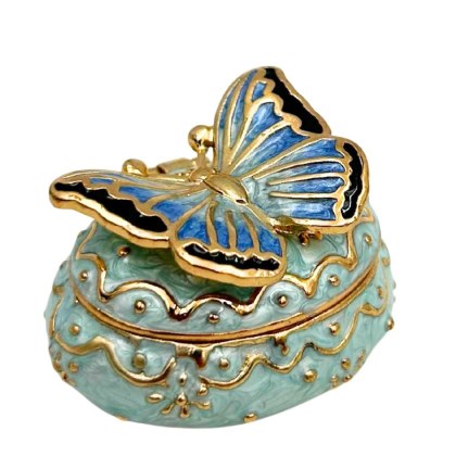 Szkatułka Motyl - Styl Glamour - 6,5 cm