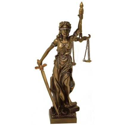 Rzeźba Dekoracyjna Temida – Bogini Sprawiedliwości – 20 cm