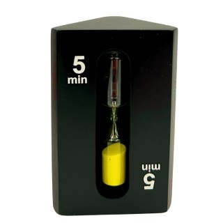Trójstronna Klepsydra 1-3-5 Minut – Czerń – 11 cm