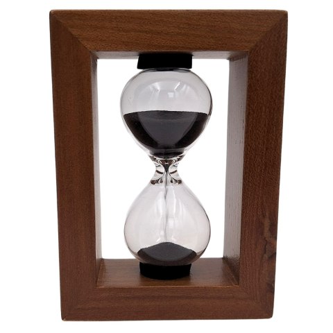 Klepsydra w Ramie z Drewna Wiązu – 3 Minuty – 10,5 cm