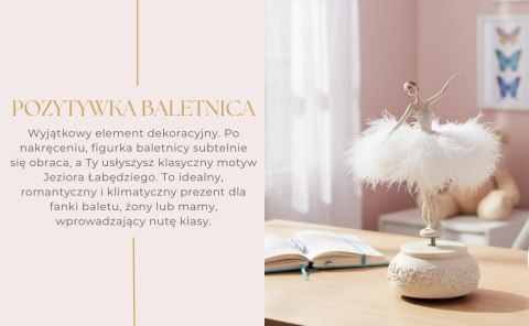 Pozytywka Baletnica – Królowa Śniegu – 23,5 cm