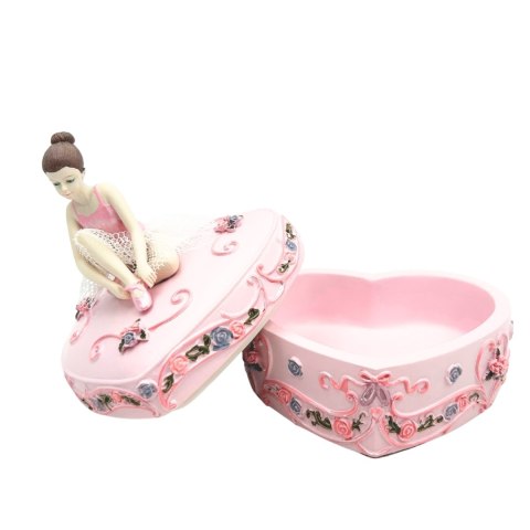 Szkatułka z Pozytywką "Jezioro Łabędzie" – Motyw Baletnicy – Szer. 12,5 cm