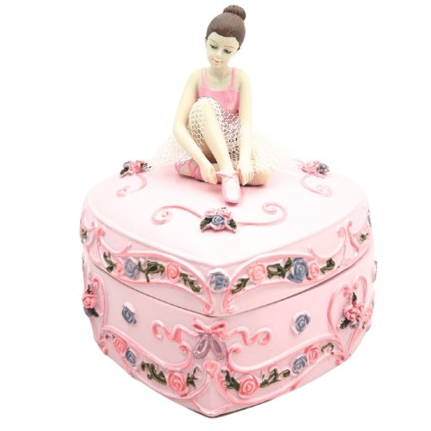 Szkatułka z Pozytywką "Jezioro Łabędzie" – Motyw Baletnicy – Szer. 12,5 cm