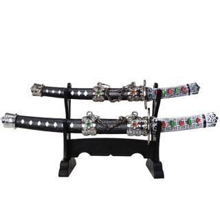 Zestaw Otwieraczy do Listów na Biurko – Motyw Mieczy Katana – 2 szt.