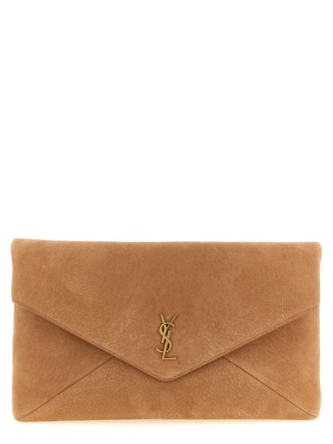 Kopertówka SAINT LAURENT - Envelope Maxi - Brązowa