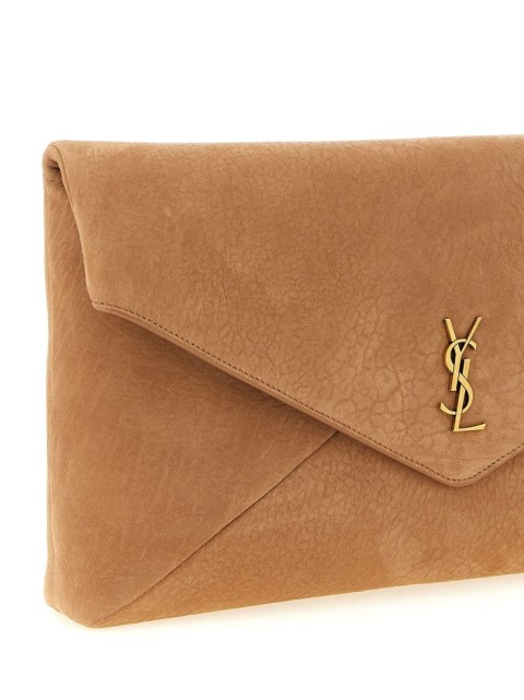Kopertówka SAINT LAURENT - Envelope Maxi - Brązowa