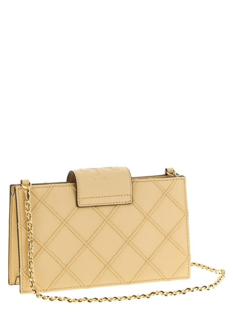 Portfel na pasku TORY BURCH - Fleming - Beżowy
