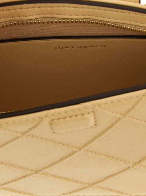 Portfel na pasku TORY BURCH - Fleming - Beżowy