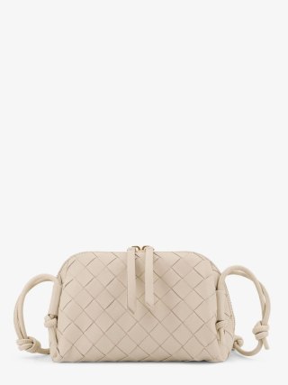 Torebka BOTTEGA VENETA Concert Pouch - Biała - 17 x 10 cm
