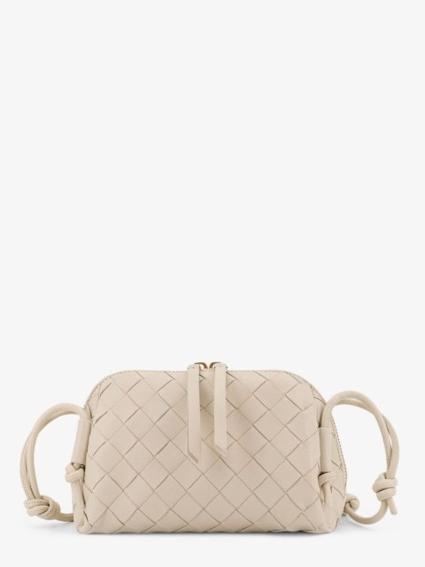 Torebka BOTTEGA VENETA Concert Pouch - Biała - 17 x 10 cm