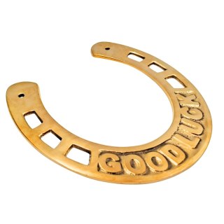 Podkowa Szczęścia Mosiężna - 15 cm
