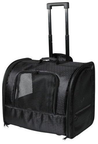Torba Na Kółkach Transporter - Czarna - 45 x 41 cm