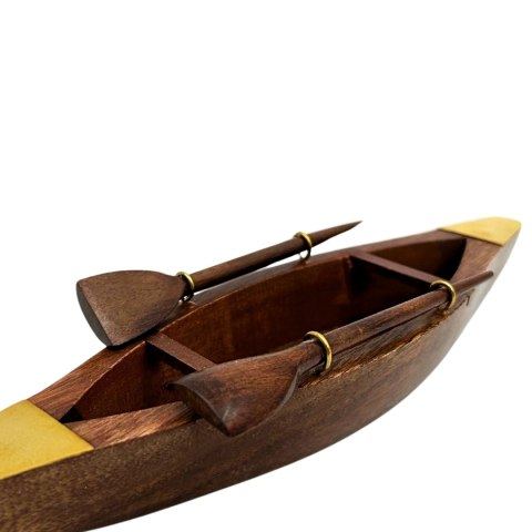 Drewniany Model Łódki Dekoracyjnej – 25 cm