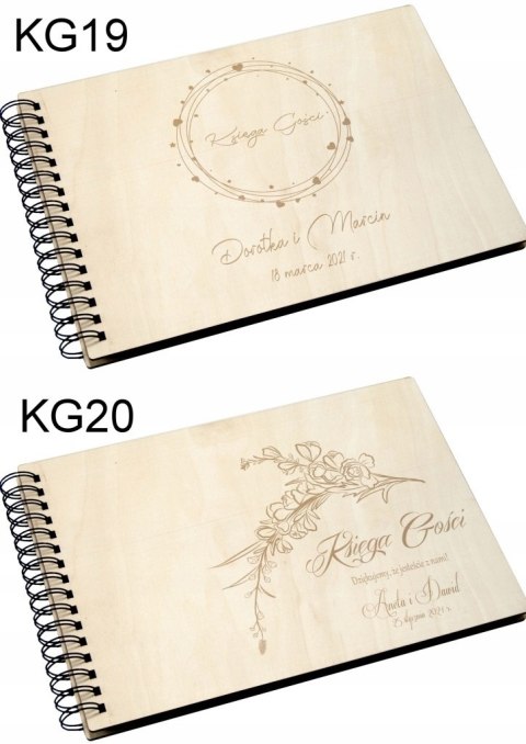 Album na Zdjęcia z Grawerem – Ślubny – 22x22 cm