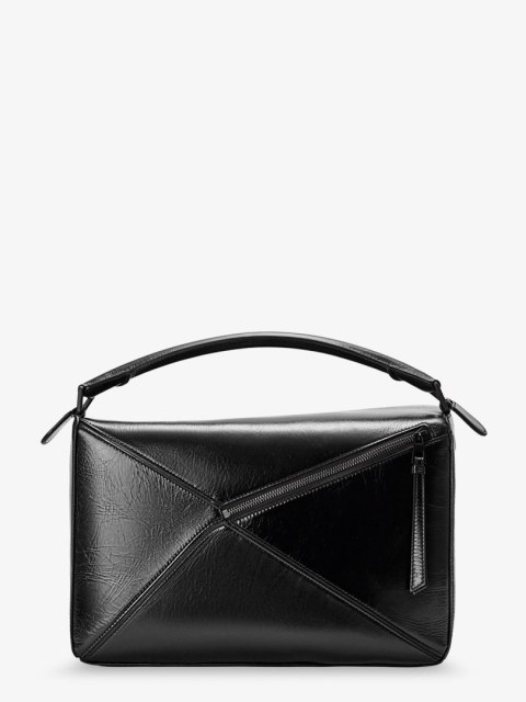 Torebka LOEWE Puzzle Large Man - Czarna - 33 x 21,5 cm