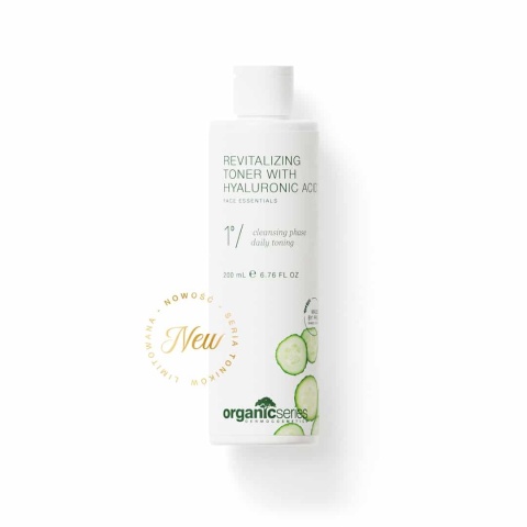 Tonik Rewitalizujący z Kwasem Hialuronowym – 200 ml (Na Dzień i Na Noc)