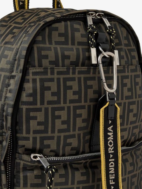 Plecak FENDI Climb FF Zucca Man - Czarny - 31 x 38 cm