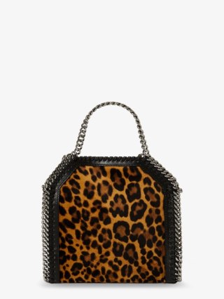 Torebka STELLA MCCARTNEY Falabella Tiny - Wzór Animalier - 18 x 18 cm