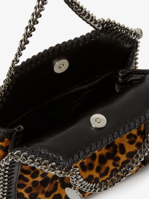 Torebka STELLA MCCARTNEY Falabella Tiny - Wzór Animalier - 18 x 18 cm