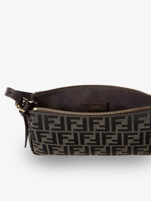 Torebka FENDI - Zip Top Small - Brązowa