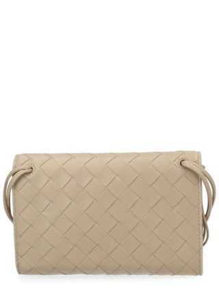 Torebka BOTTEGA VENETA Andiamo - Beżowa - 19 x 12 cm