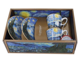 Komplet Filiżanek do Espresso -Gwiaździsta Noc (V. van Gogh)- 100 ml
